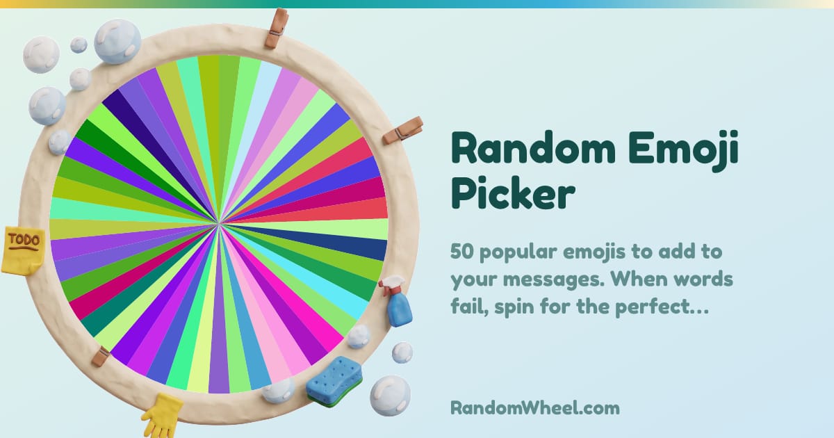 Randomizer Pick Random Emoji Picker - RandomWheel